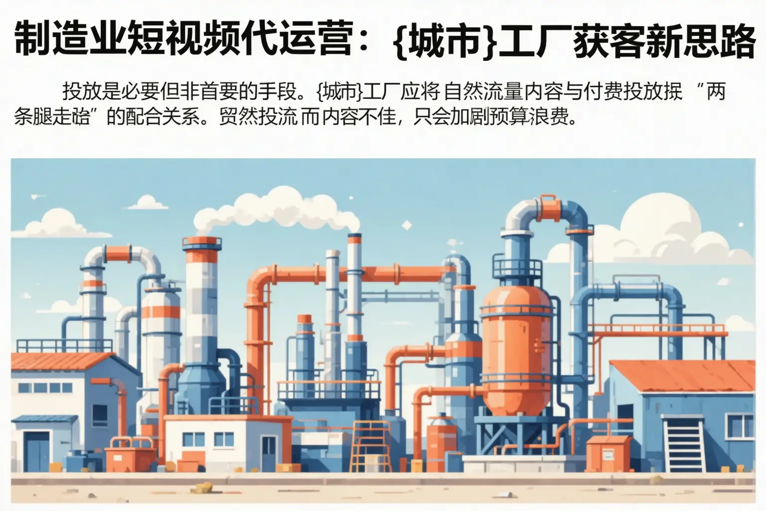 制造业短视频代运营：海兴工厂获客新思路